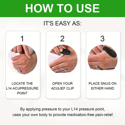 Sugar Control Li4 Acupressure Point Clip Wearable